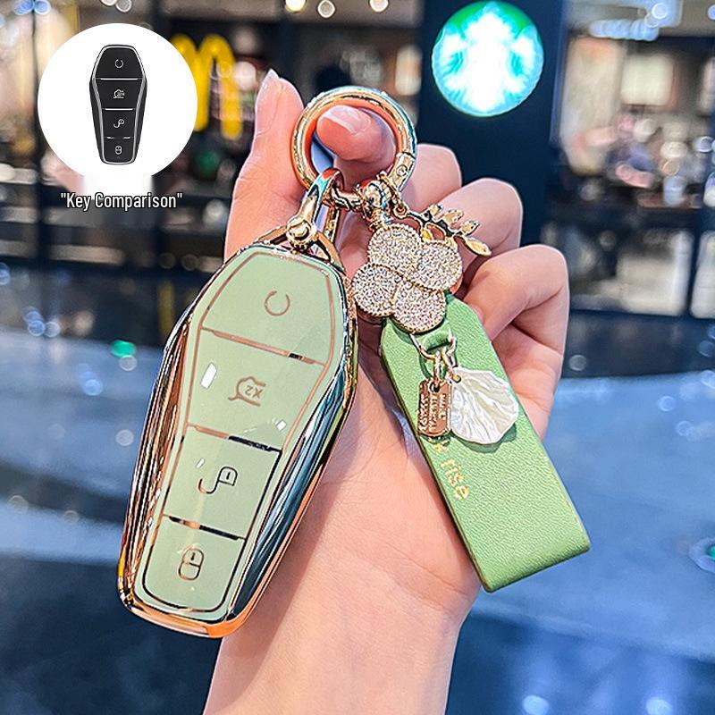 BYD Dolphin and Seal Key Case for Women