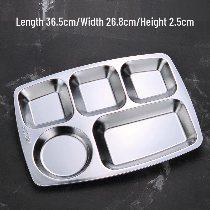 

RuHan Stainless Steel Divided Meal Tray