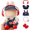 Ruokey Doll Clothes 15cm/17cm Plush Costume Outfit Set for Labubu Plush Toys Accessories