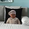 Funny Hasbulla Magomedov Pillow Case Sofa Living Room Bedroom Headboard Backrest Cushion Square Cushion Nap Time