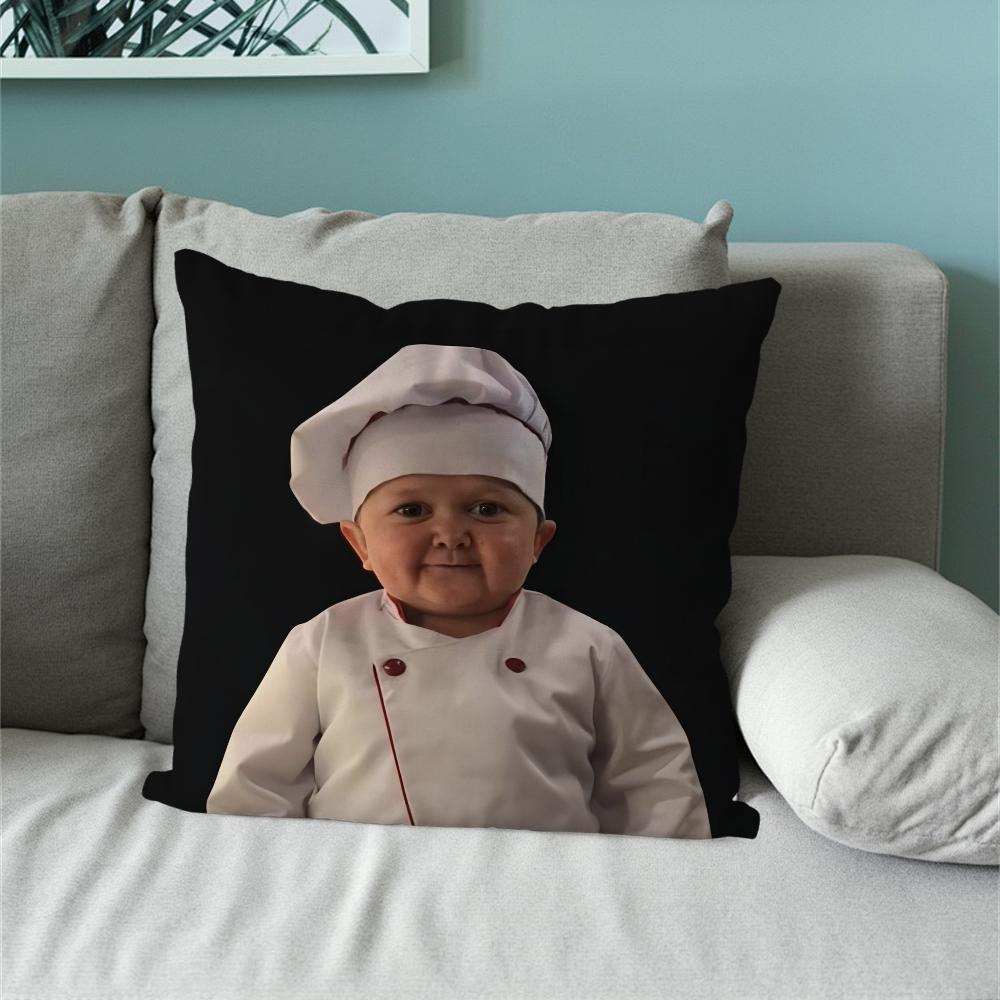 Funny Hasbulla Magomedov Pillow Case Sofa Living Room Bedroom Headboard Backrest Cushion Square Cushion Nap Time
