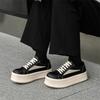 New niche design dark high street style low-top board shoes thickened sports thick-soled trendy shoes
