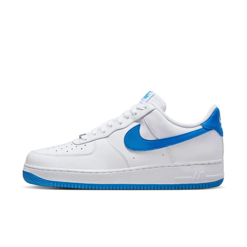 Кроссовки Nike Air Force 1 '07 white/white/photo blue