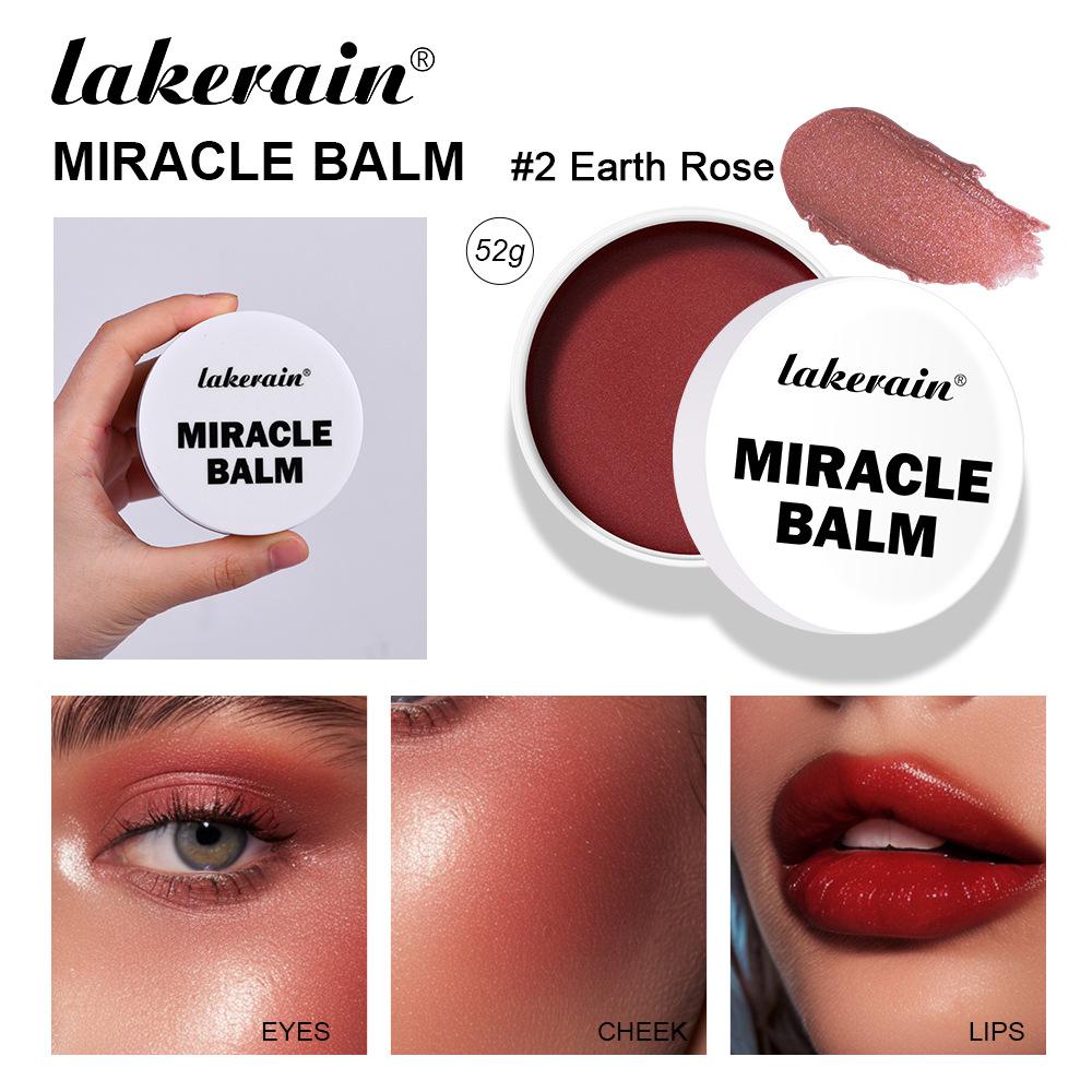 Creme-Rouge für Wangen Mulit Glow Balm Rouge-Balsam Gesichts-Make-up Strahlendes Finish Hydratisierend Cremig Leicht & Verblendbar Farbe Gesicht