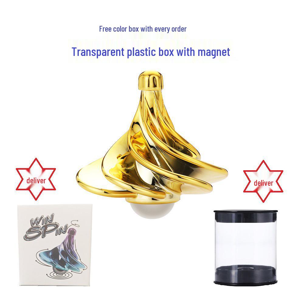 WINSPIN Colorful Wind-Powered Decompression Gyroscope Toy