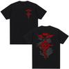 Anime Fullmetal Alchemist Logo Tshirt Unisex Women Fashion Vintage Short Sleeve T Shirts 100 Cotton Oversized Tshirts Streetwear