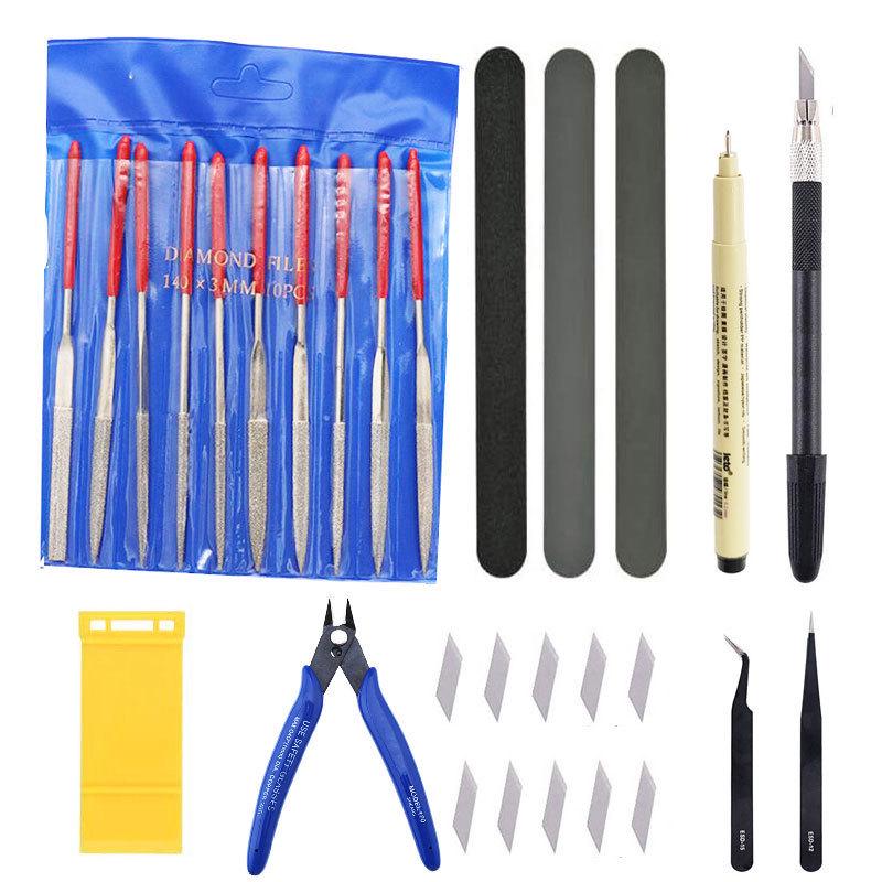 Kairu Gundam Model Tool Set: Beginner Snap-fit Assembly Kit