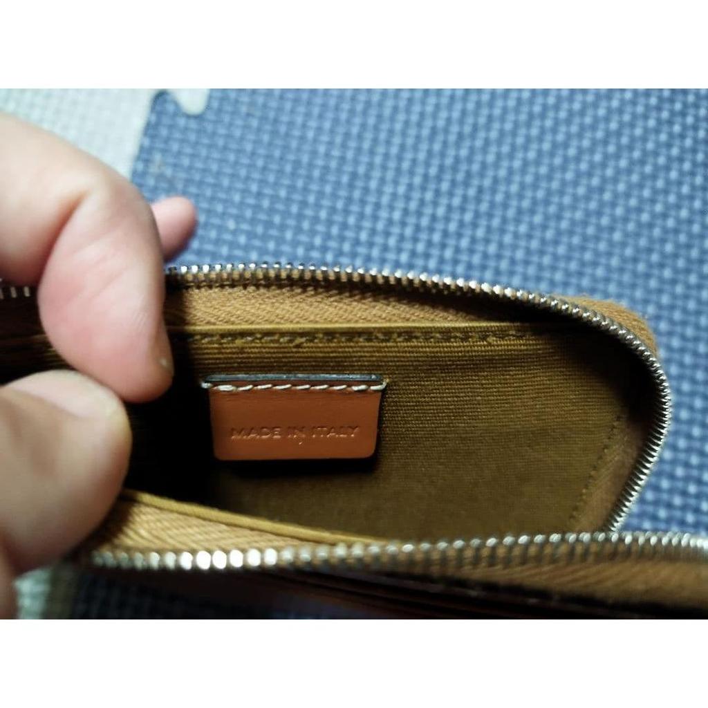 Used Celine Triomphe Zipped Card Holder
