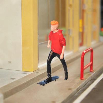 1/64 Diorama Elegant Figure Collectible Model Miniature Character Dollhouse Scene Layout Accessory
