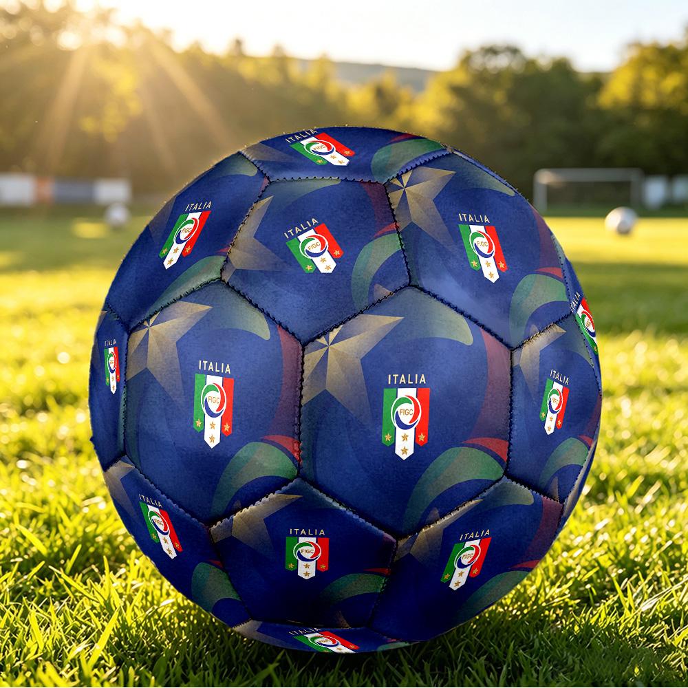 Italy Football Printed Size 5 Soccer Ball Wear Resistant Standard Adult Training Football Fan Gift for Indoor Outdoor Match Sports
