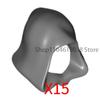 MOC Medieval Soldier Building Blocks King Beard Military Helmet Scarf Goggles Belt Cowboy Hat Duck Cap Mini Toys Bricks Gifts
