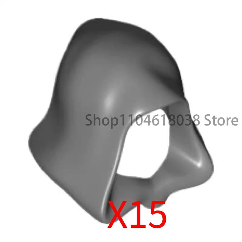MOC Medieval Soldier Building Blocks King Beard Military Helmet Scarf Goggles Belt Cowboy Hat Duck Cap Mini Toys Bricks Gifts