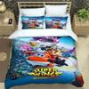 Let'S Go! Super Wings Bedding Sets Comforter Quilt Bed Cover Cartoon Duvet Cover Pillowcase Kids Adult Size Home Textiles