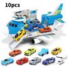 With Aeroplane Toy Vehicles Transport Cargo Airplane Car Children Set Gifts