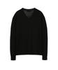 IL CORSO Lambswool Cozy V-Neck Knit Black Iesw5F001Bk