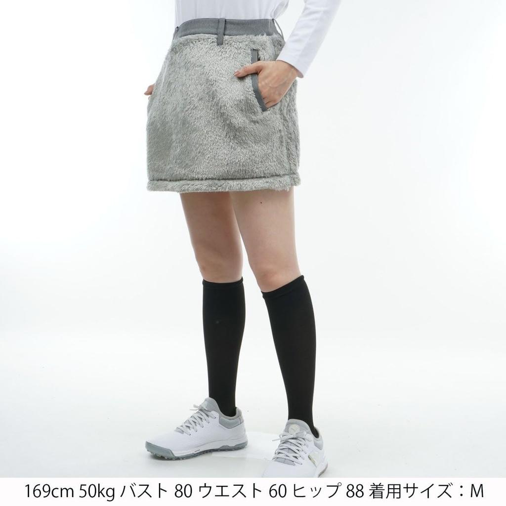 Skirt Golf L [Pin Apparel] Women's (Boa Fleece, Set-up Compatible) / / 622-3234906 020_Gray