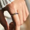925 Sterling Silver Vintage Colorful Oval Ring Exquisite Zirconia Stackable Fine Jewelry For Women Birthday Gift