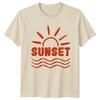 Sunset TShirt Sunset Lover Beach Summer Birthday Gift For Him And Her