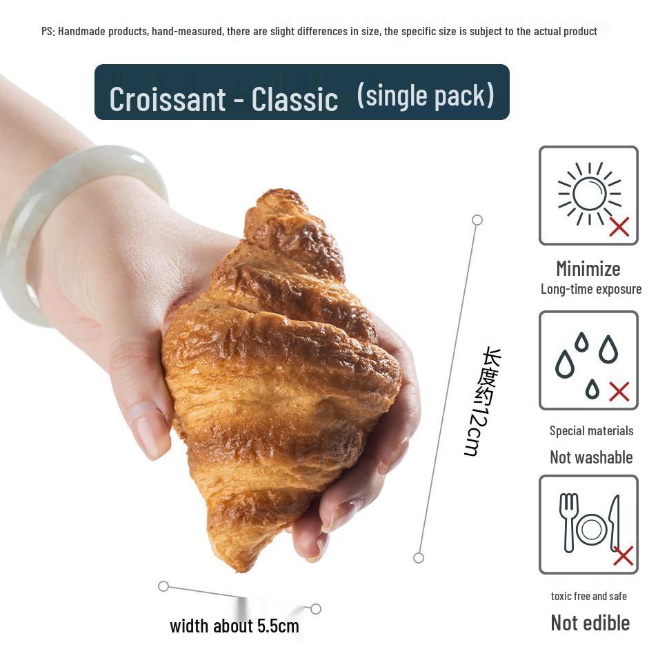 

Fake Croissant Model for Display and Food Photography