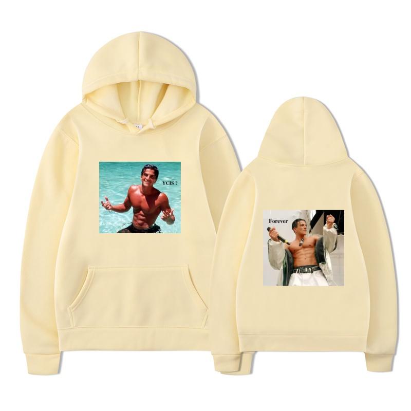 

FOREVER2025 Новая модель с принтом Модная толстовка Спортивная одежда Весна и осень Толстовка с длинным рукавом Повседневная уличная одежда 3XL