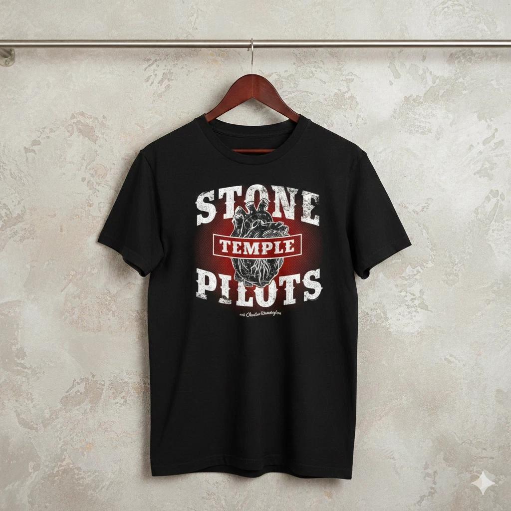 Unisex Adult Vintage Music Stone Temple Pilots Heart Logo Vintage R... M