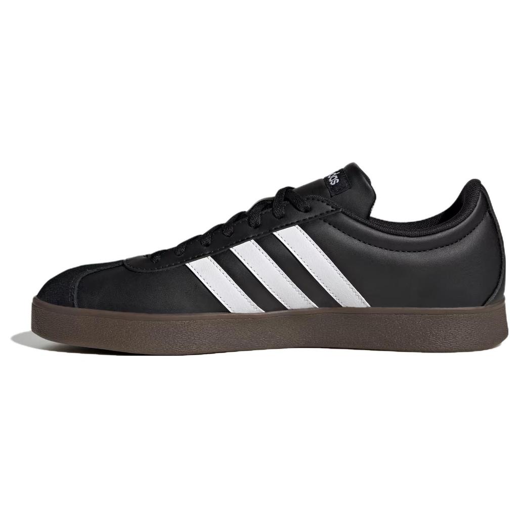 Adidas Vl Court Series Comfortable Versatile Low-Top Skate Shoes Unisex Sneakers Black ID3712