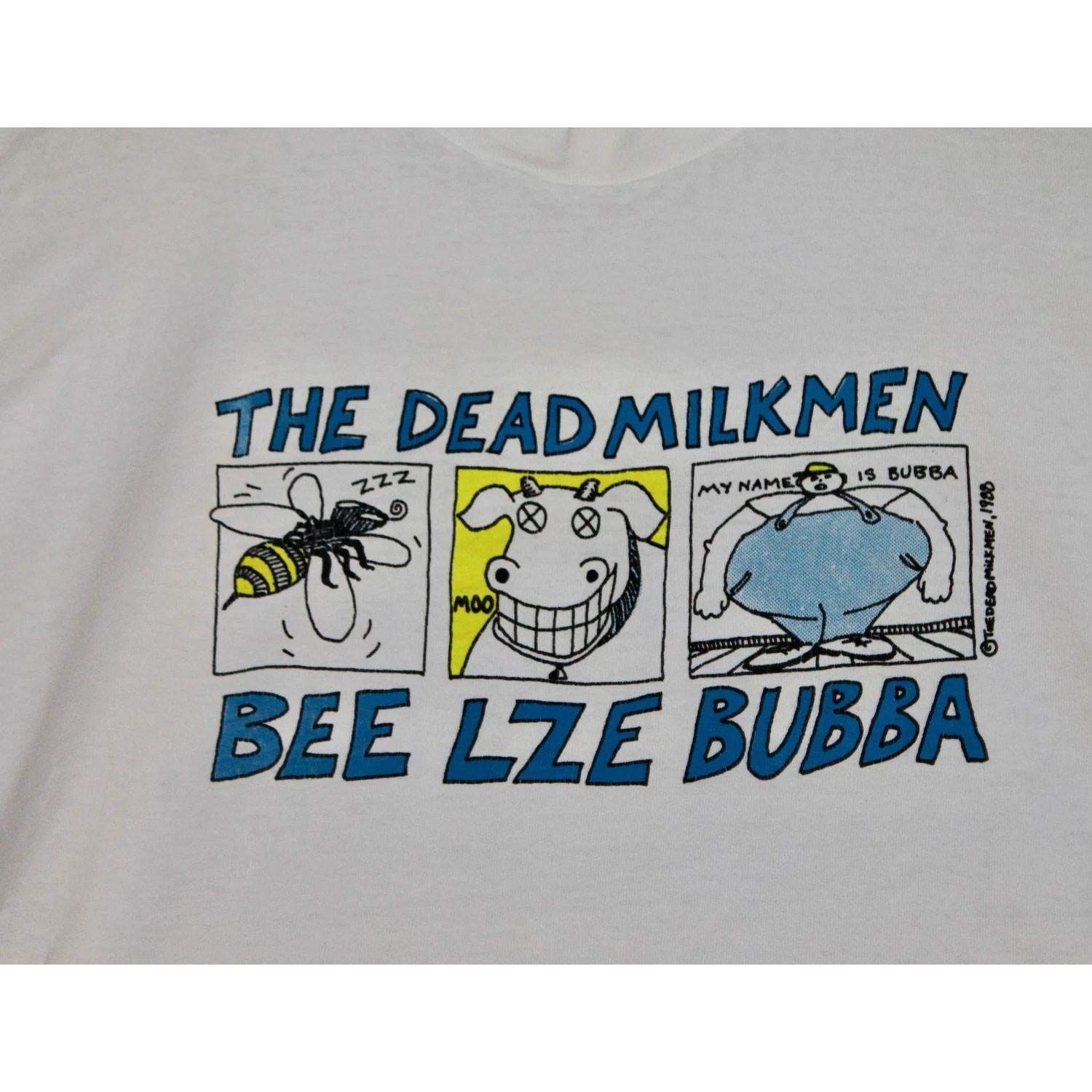 1989 the Dead Milkmen Beelzebubba Tour T-shirt Unisex Cotton Unisex T-Shirt XXXL