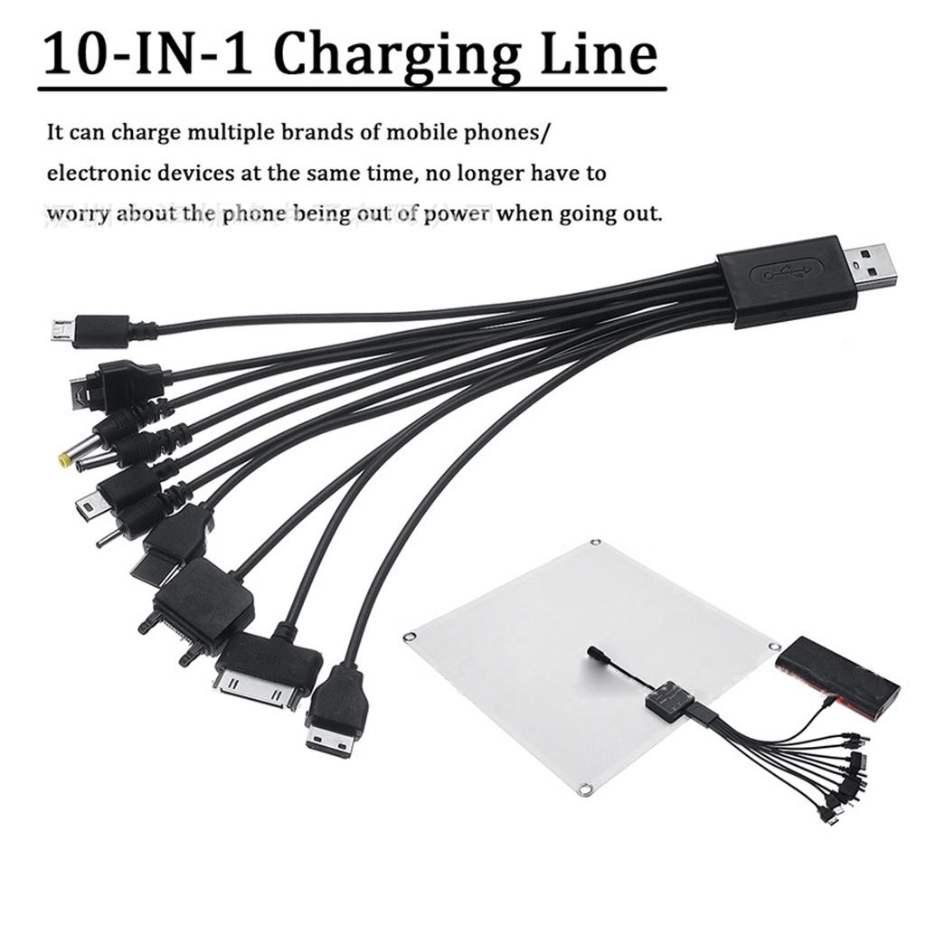 Dual USB Solar Panel Monocrystaline Solar Cells Solar Panel with 10-50A Controller for Car Yacht RV Battery 200W 12V