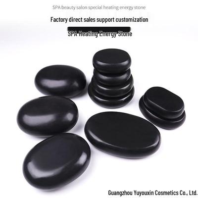 Zwart Vulkanisch Bian Steen Essentiële Olie Massage Pak voor Volledige Lichaam Gua Sha Therapie