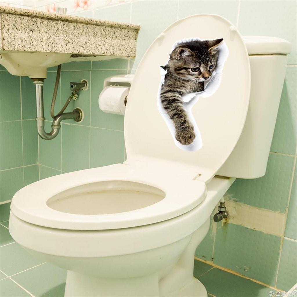 Cartoon Animals Cute Wall Stickers Removable Vinyl Cats Wallpaper Murals 3D Art Home Decor Decal For Bedroom