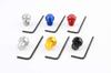 POSH 000808-01 Motorcycle Supplies Mirror Hole Cover Cap NASA Type M10 Positive Screw Blue (1 Piece)