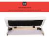 Solid Wood Adjustable Piano & Guitar Stool for One or Two People