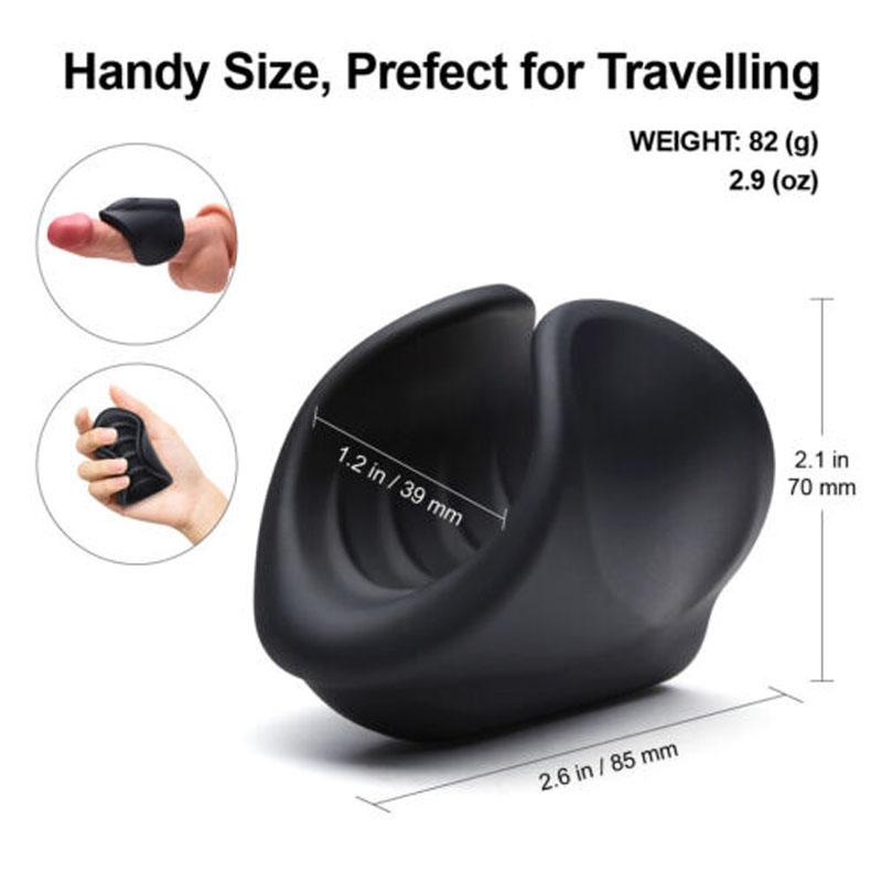 Male Penis Trainer Vibrator Masturbator Vibrating Cock Glans Stimulator Ejaculation Delay Exerciser Sex Toys for Adults Men Male