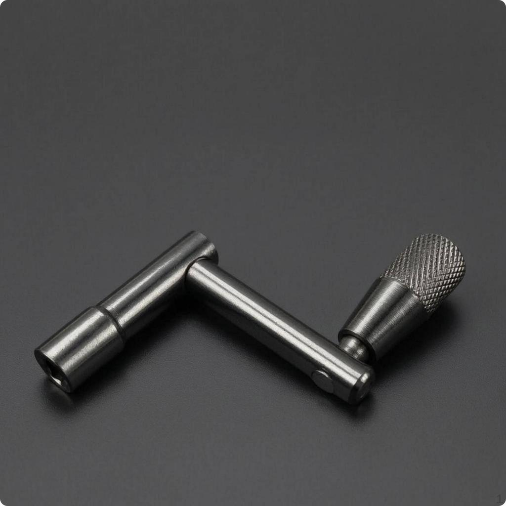 Z Shaped Drum Key Knurled Grip Tension Rod Socket
