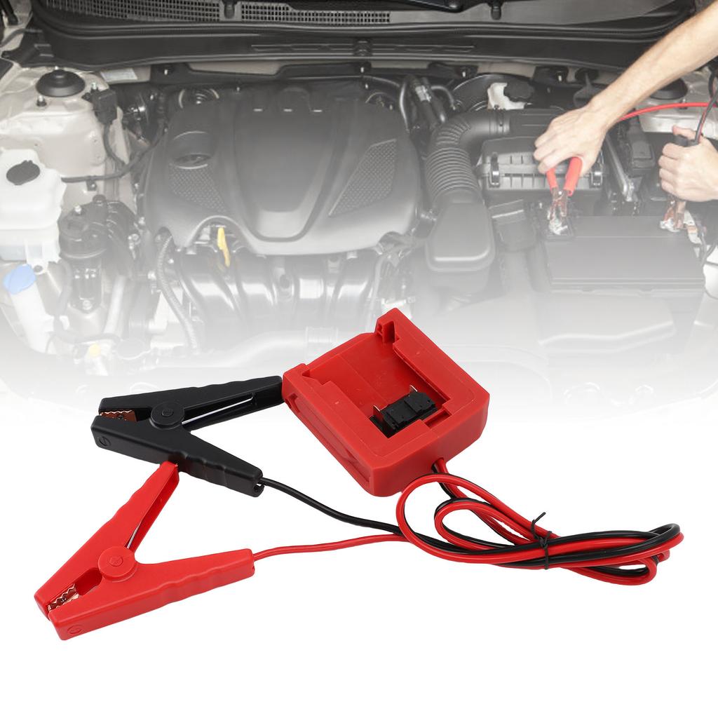 Car Jumper Cable Clamp for 18V Battery Portable Using Tool Li Battery Jumper Starter Cable Automotive Booster Cable