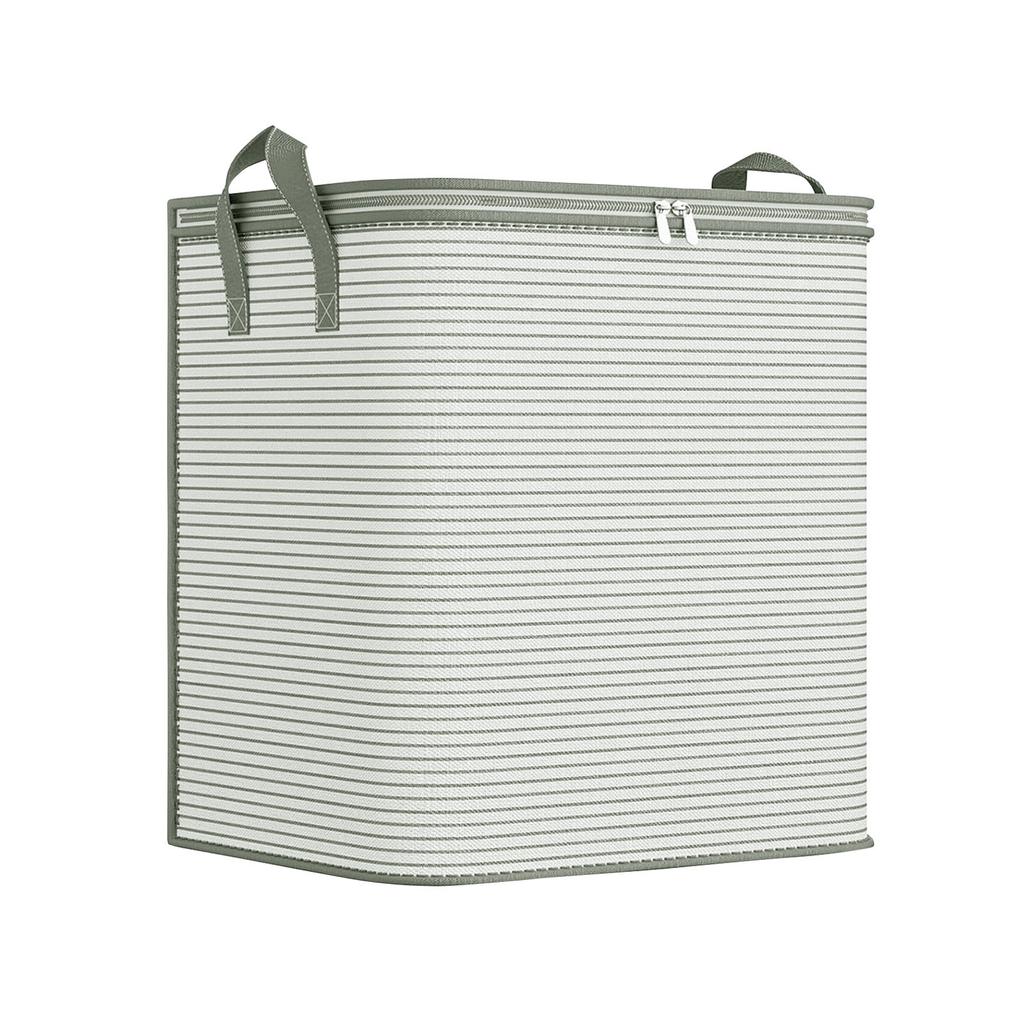 Heavy Duty Oversized  Storage Bag, Foldable Blanket  Bag, Closet Storage Bag With Handles For Storing Clothing, Quilts, Blankets