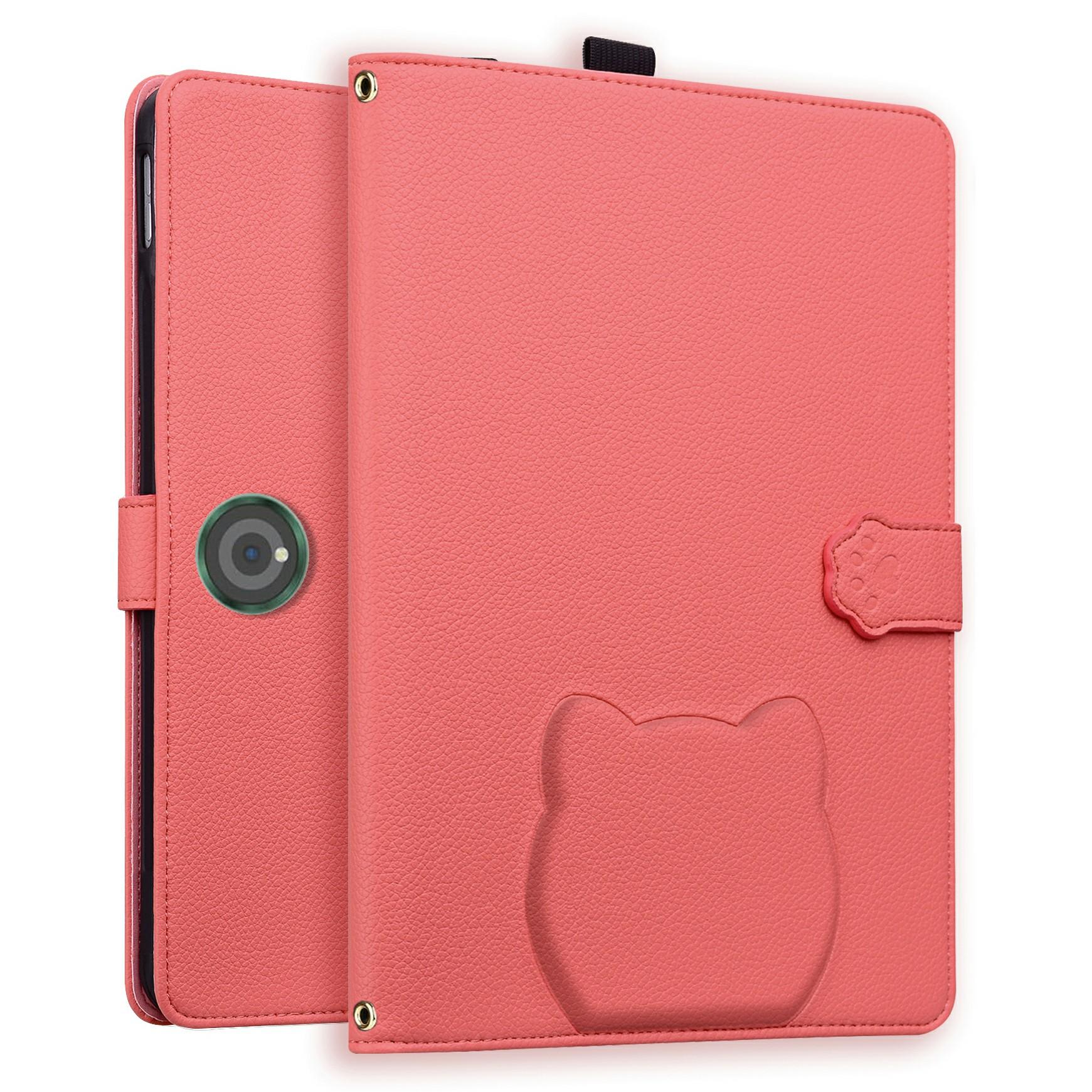 

Чехол для OnePlus Pad Pro/Pad 2 с 3D-эффектом, кошачьим узором, кожаная подставка, настольная обложка с кошельком, держателем для стилуса Watermelon Red