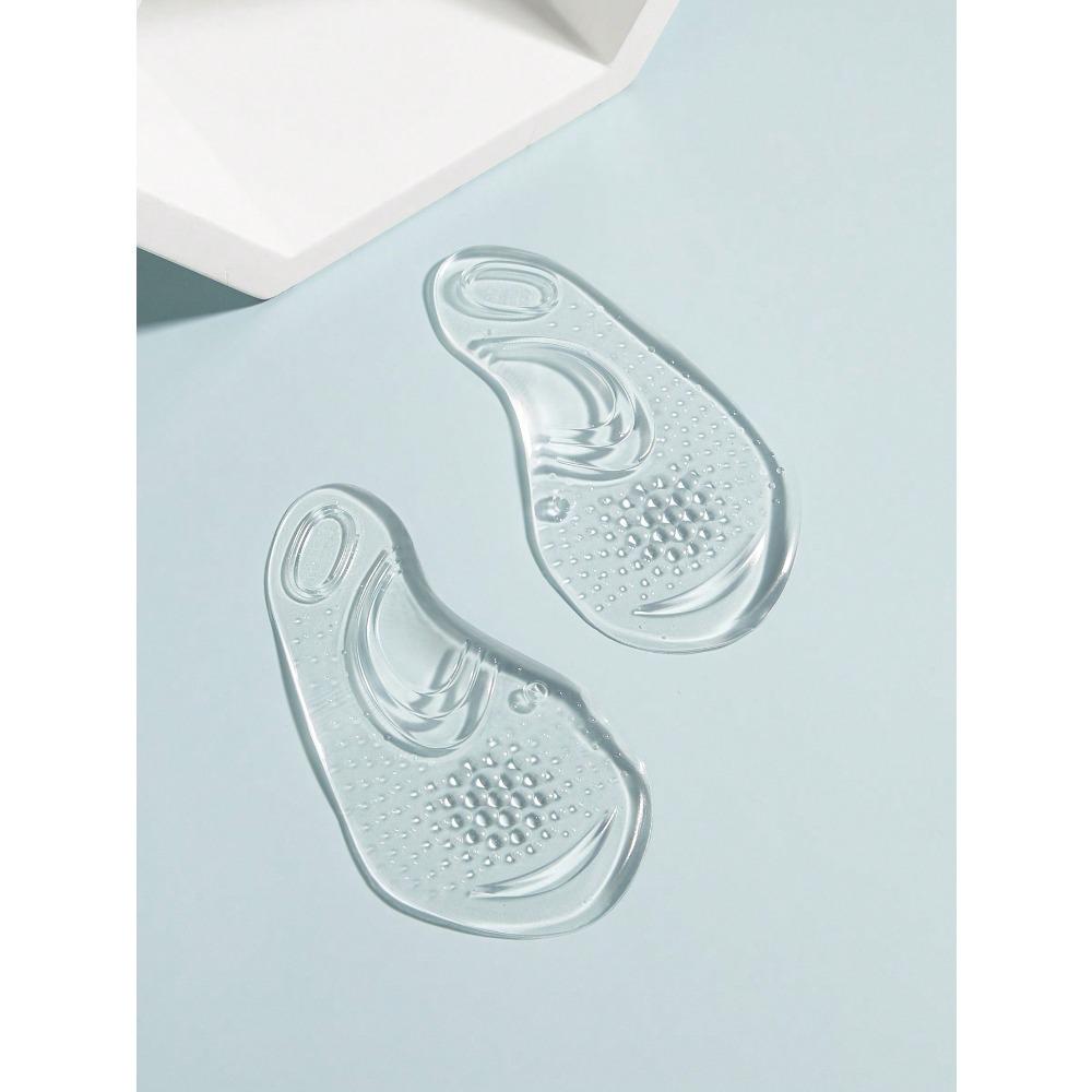 2pcs Self-Adhesive Silicone Arch Forefoot Pad, Half Insert, Non-Slip Pad