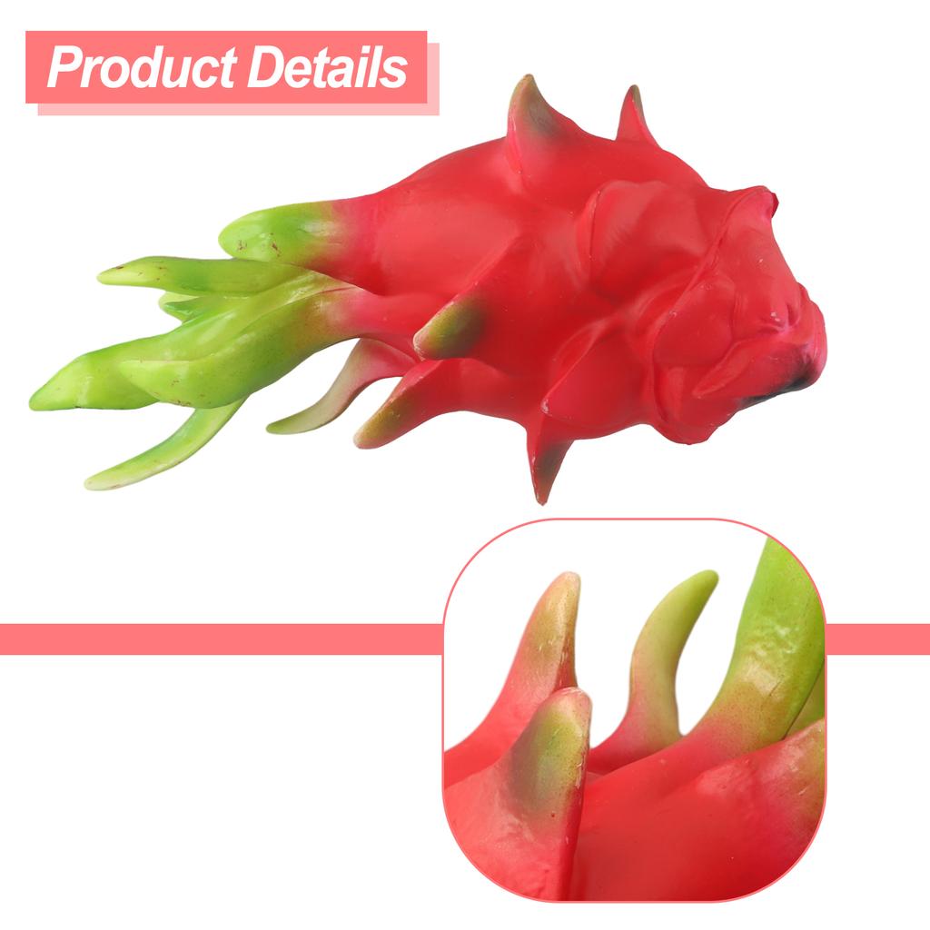 Dragon Fruit Artificial Fruit Early Education Toys Food Ornament Festive Party Home Decoration For Photography Props