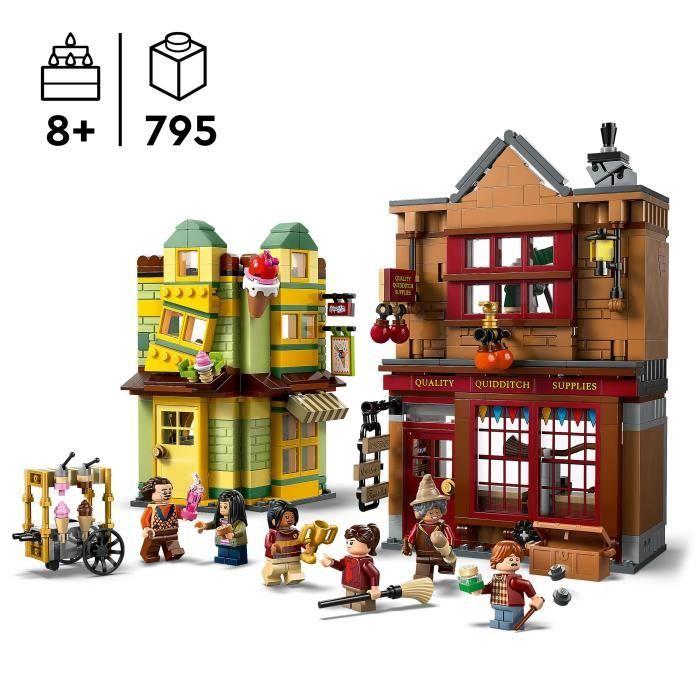 LEGO Harry Potter 76452 Quidditch-Zubehörladen und Eisverkäufer Spiel ab 8 Jahren