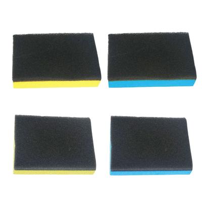 2pcs Car Ceramic Coating Applicator Sponge Crystal Plating Sponge Block Vehicle Waxing Pad Sponges Detailing Accessories