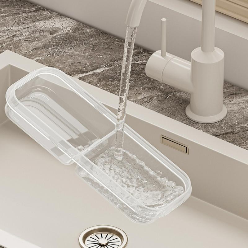 1/3Pcs 2/3/6 Grids Refrigerator Storage Boxes With Holes Scallions Meat Fresh Box Food Container Cold Storage Crisper Sealed