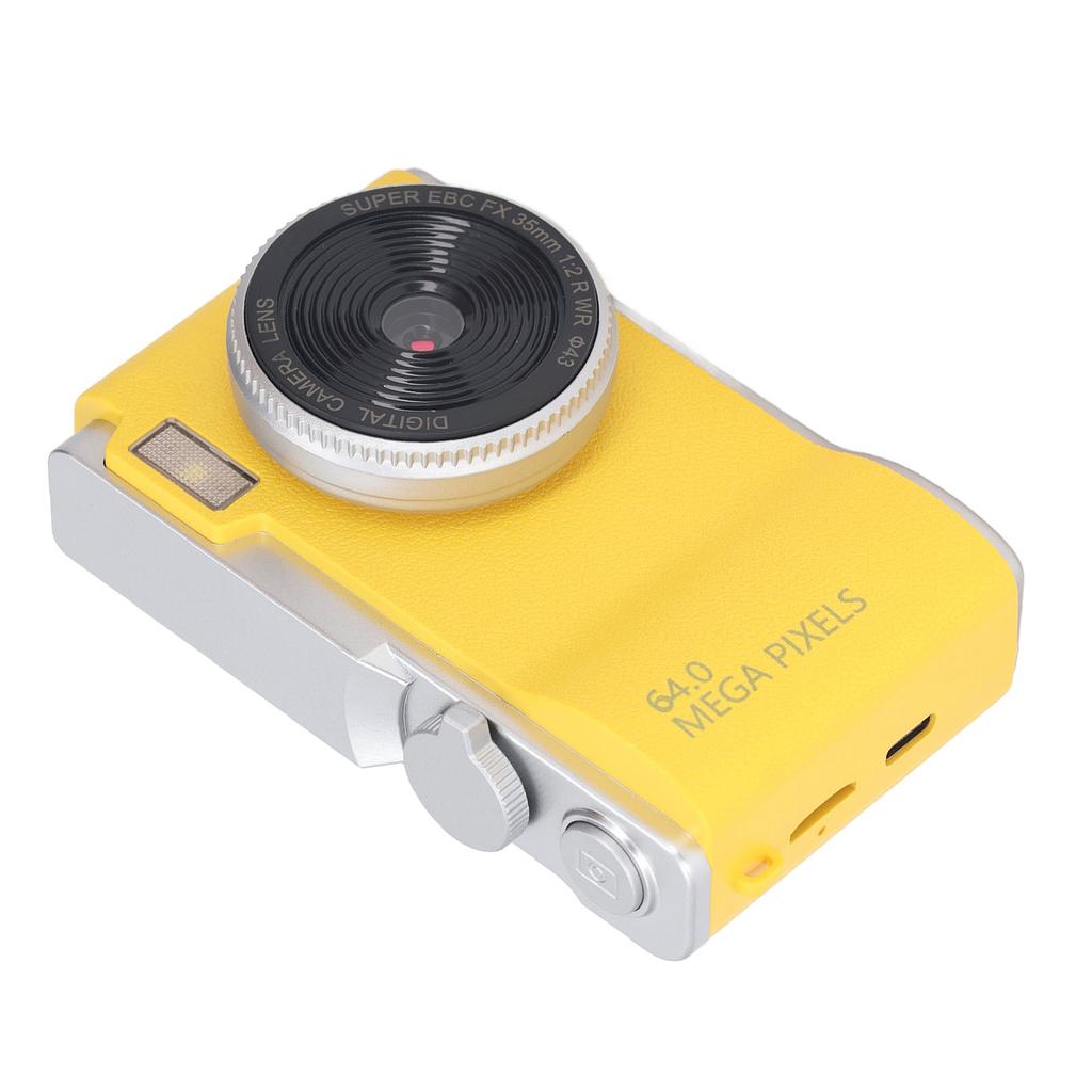 48MP 1080P Digital Camera 16X Digital Zoom 2.4inch HD Display Front and Rear Dual Lens Type C Charging Point and Shoot Camera