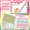 Reward Chart for Kids, Unicorn Magnetic Kids Behavior Chart, Pad with 26 Chore Charts, 2080 Star Stickers, 70 Incentive Stickers, Responsibility