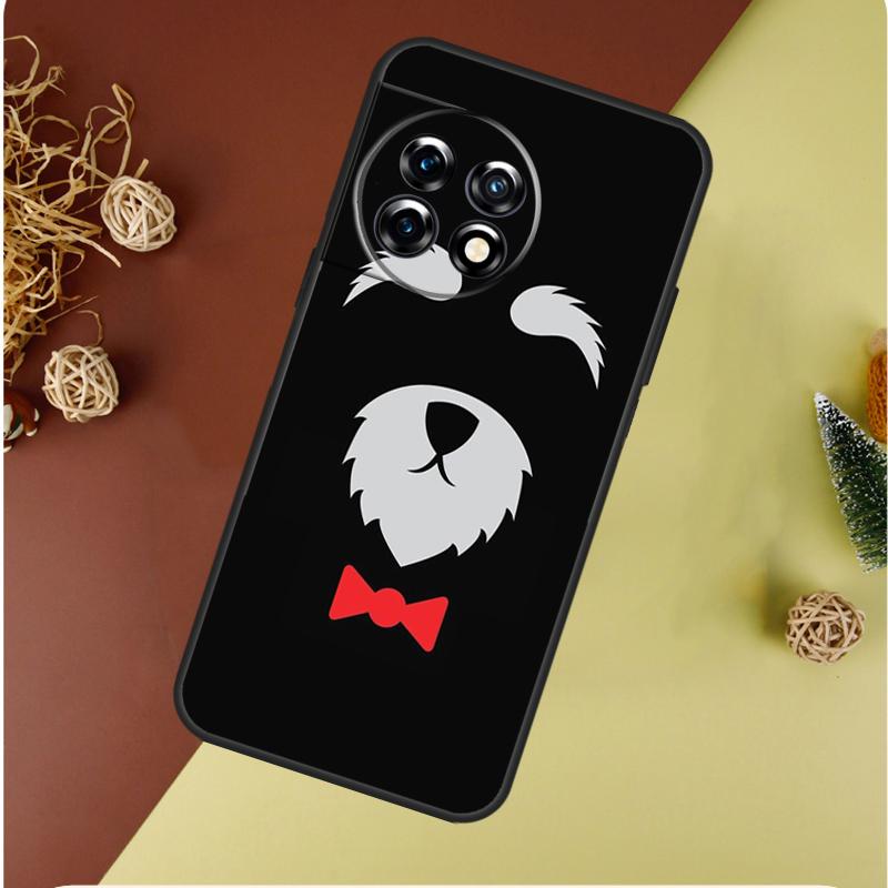 Schnauzer Puppy Dog For OnePlus 13 13R 12 12R 11 9 10 Pro 8T 9RT 10T 10R Nord 4 CE 2 3 Lite N20 N30 Phone Case