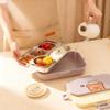4/5 Grids Cartoon Lunch Container With Tableware 4/5 Compartment Portable 304 Stainless Steel Bento Lunch Box For Kids Students