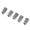 50pcs Viking Beard Beads Tubular Thread DIY Making Moderate Size Alloy Material Comfortable Edges Hair Beads