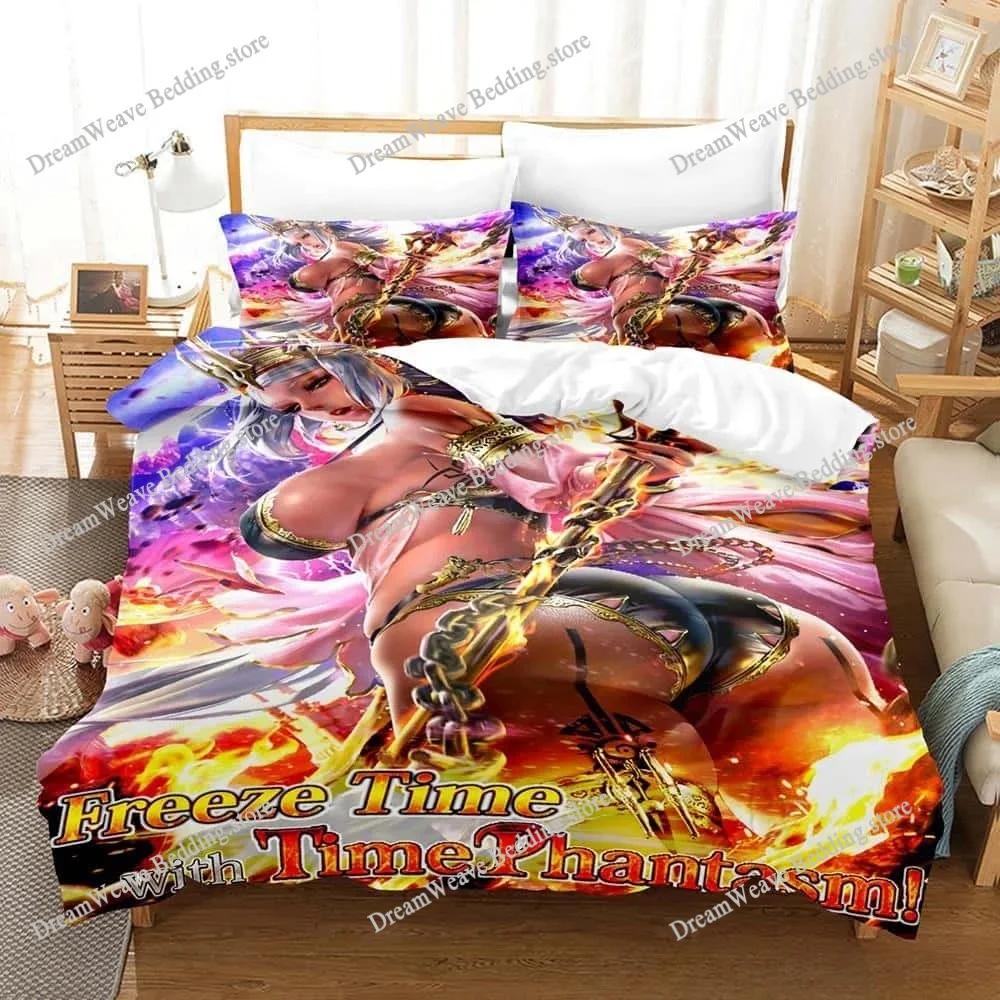Fashion 3d Printed Anime Black Summoner Bedding Set Single Twin Full Queen King Size Bed Set Adult Kid Bedroom Duvet Cover Sets7