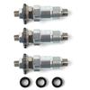 3PCS FUEL INJECTOR Nozzel Assy for Ku1bota D750 D850 D950 Engine 15271-53000