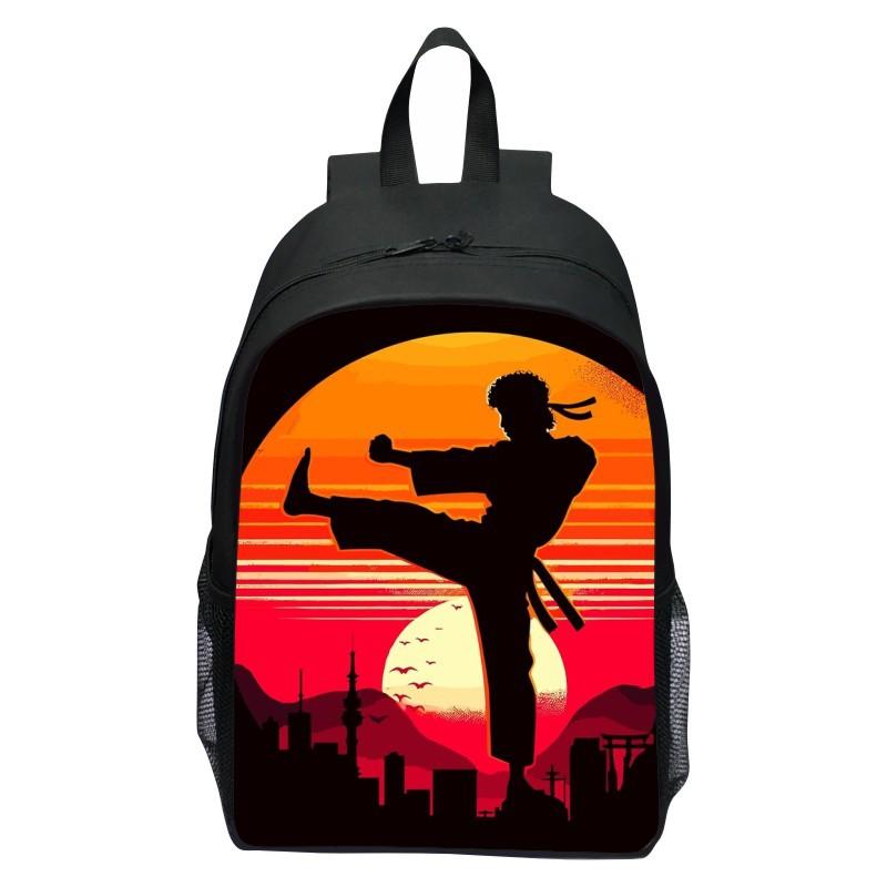 Nuovo zaino JUDO stampato per studenti della scuola elementare, zaino a cartoni animati KARATE per la 1ª, 2ª, 3ª elementare, casual e leggero